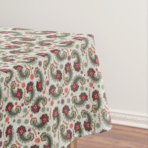 Elegant Holiday Paisley Table Cloth