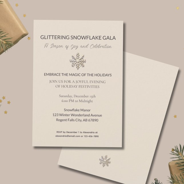 Elegant Holiday Party Invitation (Creator Uploaded)