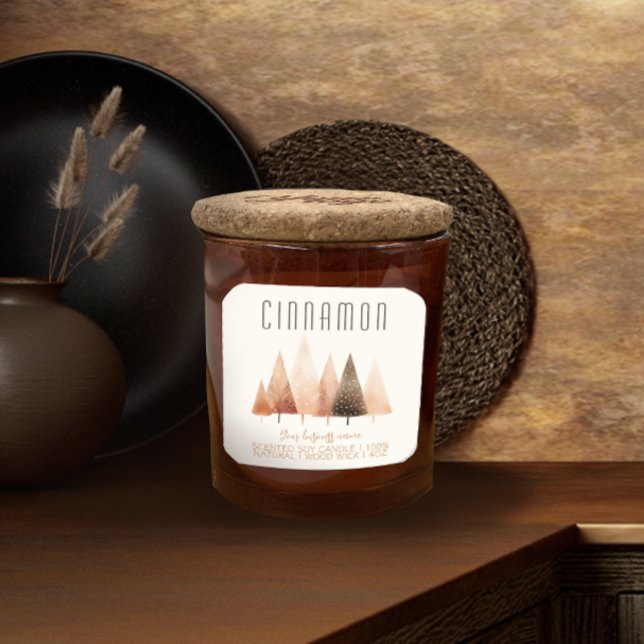 Elegant Holiday Scented Candle Label (Creator Uploaded)