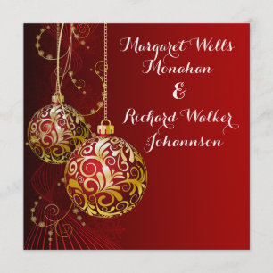 Elegant Holiday - Wedding Invitation