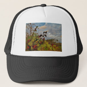 Elegant Holly Christmas, Trucker Hat