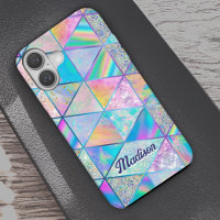 Elegant hologram girly colourful