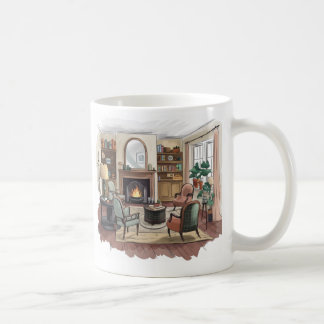 Elegant Home Is Where the Quiet Is Coffee Mug