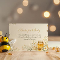 Elegant Honey Bee Baby Shower Books for Baby