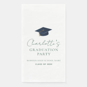 Elegant Honour Scholar 2026 Graduation Party Napkin