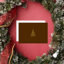 Elegant Horizontal Christmas Tree
