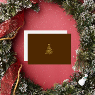 Elegant Horizontal Christmas Tree