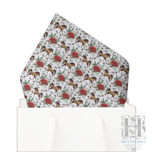 Elegant Horse Christmas Tissue Paper