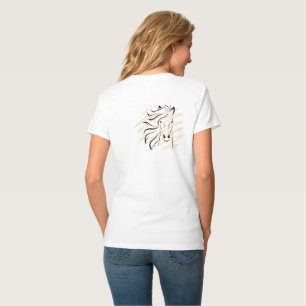 Elegant Horse Head Line Art Aesthetic T-Shirt
