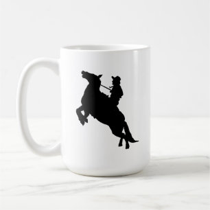 Elegant  Horse Riding Western Cowboy  Coffee Mug