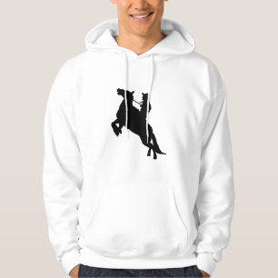Elegant Horse Riding Western Cowboy Hoodie