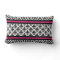 Elegant Hot Pink, Black and White Chevron Modern