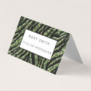 Elegant Hybrid Floral-Animal Business Card
