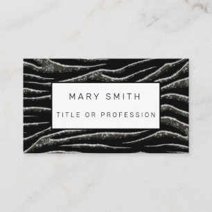 Elegant Hybrid Floral-Animal Business Card