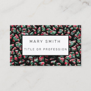 Elegant Hybrid Floral-Animal Business Card