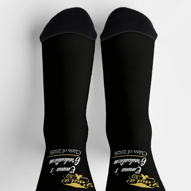 ELegant I did it Success Graduation Party  Socks (Top)