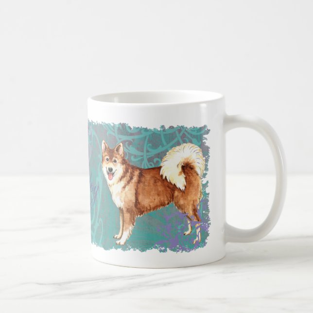 Elegant Icelandic Sheepdog Coffee Mug (Right)
