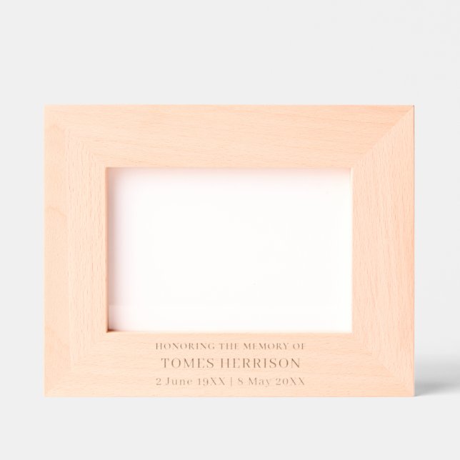 Elegant In Loving Memory Memorial Frame (Front)