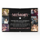 Elegant In Loving Memory Photo Collage Memorial