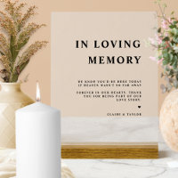 Elegant In Loving Memory Wedding Frosted 