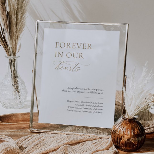 Elegant In loving memory wedding table sign (Creator Uploaded)