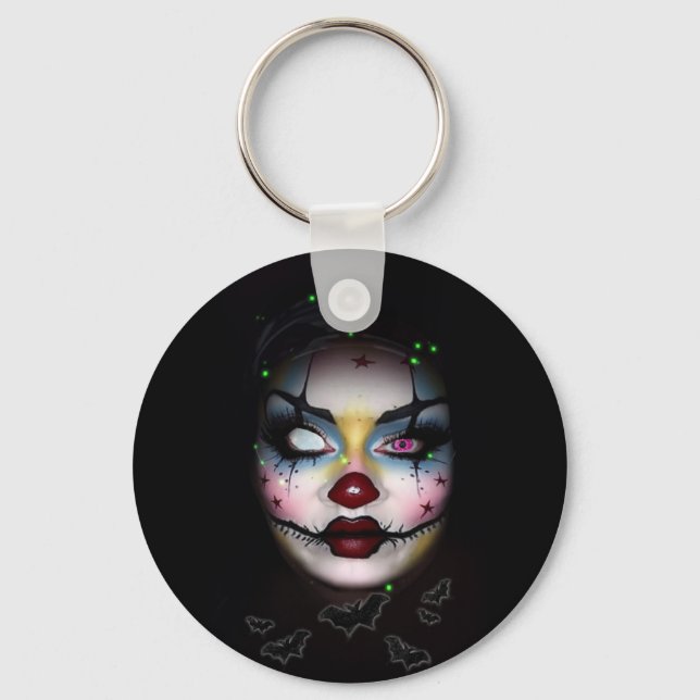 Elegant Insane Clown Key Ring (Front)