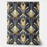 Elegant Intricate Art Deco Luxury Gold Wallpaper<br><div class="desc">"Elegant Intricate Art Deco Luxury Gold Stic & Peel Wallpaper". This piece blends deep blue and green tones with intricate gold detailing for a vibe that’s both vintage and luxe. The rich colours and golden accents bring that classic Art Deco flair, making it a bold, elegant addition to any space....</div>