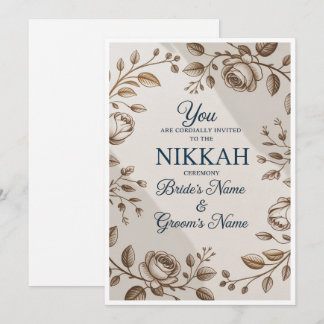 Elegant Invitation 💍 – Customisable & Stylish Des