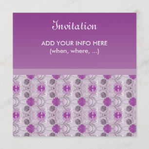 Elegant Invitation - Raiselin purple