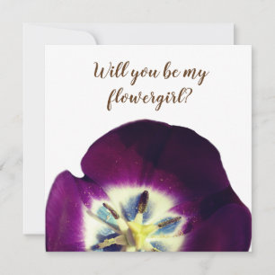 Elegant Invitation Will you be my flowergirl