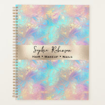 Elegant Iridescent and Pearl Foil