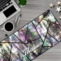 Elegant iridescent girly glitter