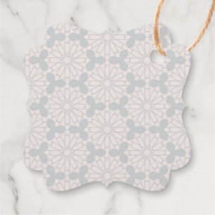 Elegant Islamic Art Design Favour Tags