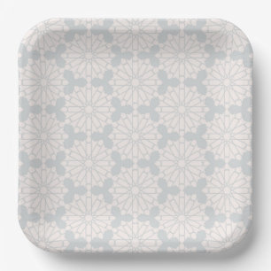 Elegant Islamic Art Design Paper Plate