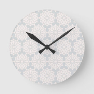 Elegant Islamic Art Design Round Clock