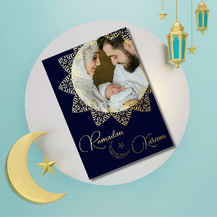 Elegant Islamic Mandala Ramadan Kareem Photo Foil