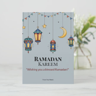 Elegant Islamic Ramadan Greeting Card – Customised