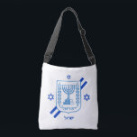 Elegant Israel fashion bags & Israeli Flag<br><div class="desc">Crossbody Bag: Elegant Israel fashion & Israeli flag with Hebrew personalised text / name - love my country,  patriots / sports fans</div>