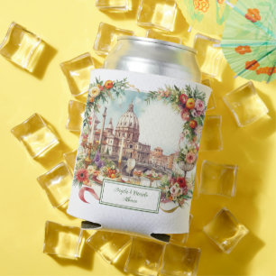 Elegant Italian invitation Dinner Florence Can Cooler