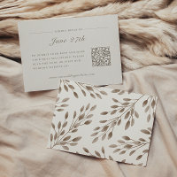 Elegant Ivory & Ash Fall Botanical Wedding