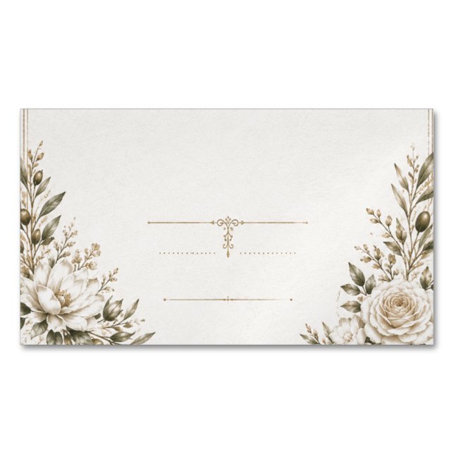 Elegant Ivory Wedding Invitation with Champagne  (Front)