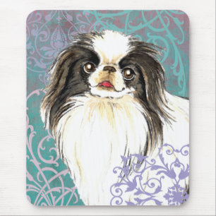 Elegant Japanese Chin Mouse Pad