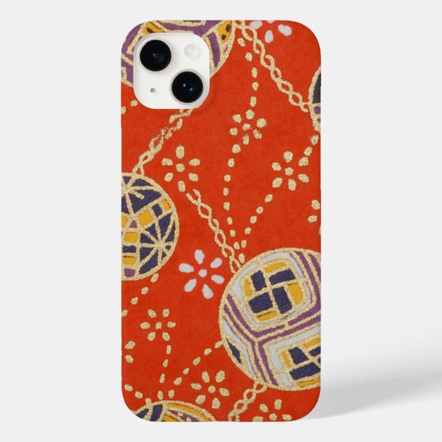 Elegant Japanese Washi Origami Fancy Balls Case-Mate iPhone Case (Back)