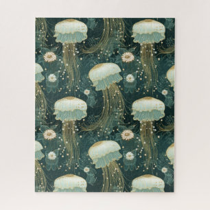 Elegant Jellyfish  Jigsaw Puzzle