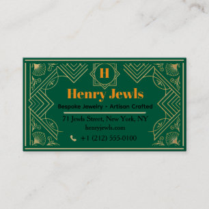 Elegant Jewellery - Luxury Jewellery Business Card