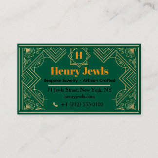 Elegant Jewellery - Luxury Jewellery Business Card