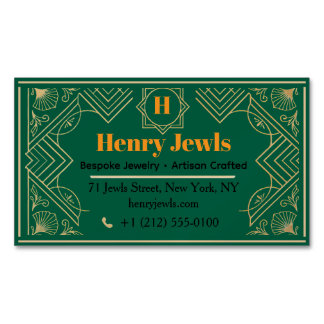 Elegant Jewellery - Luxury Jewellery Magnetic Business Card