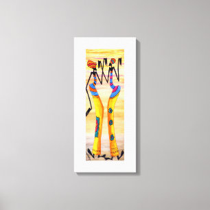 Elegant, Joy and Happy Dance Canvas Print