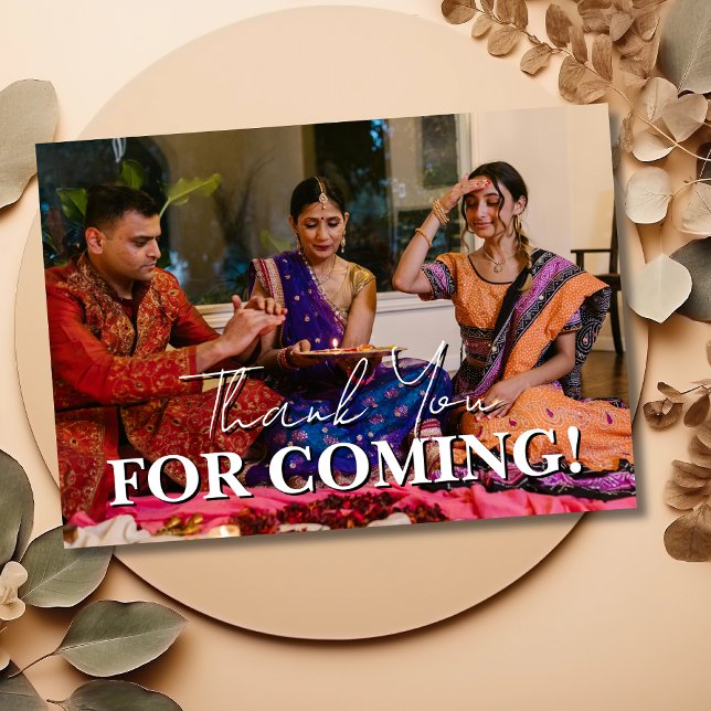 Elegant Joyful Family Photo Diwali Thank You (Creator Uploaded)