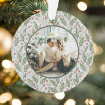 Elegant Just Married Newlywed Photo Christmas
